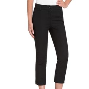 Hilary Radley‎ Stretch Slim Leg Crop Black Women’s Pants Size 8.